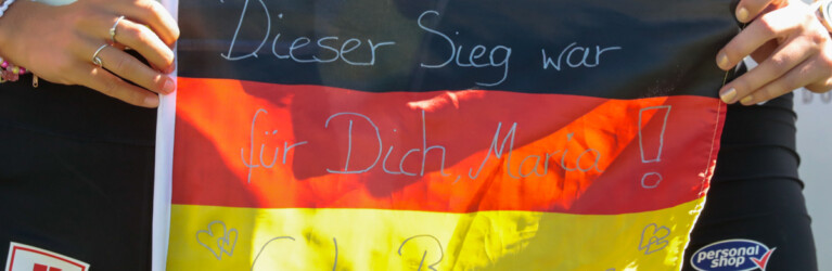 Genesungswünsche für Maria Gerboth (GER)