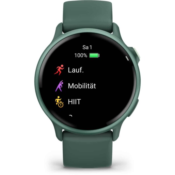 Garmin vívoactive 6 Jaspisgrün Sportuhr Unisex (Grün one size Größe)