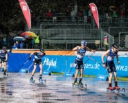 Laurent Muhlethaler (FRA), Wendelin Thannheimer (GER), Johannes Lamparter (AUT), Stefan Rettenegger (AUT), (l-r)
