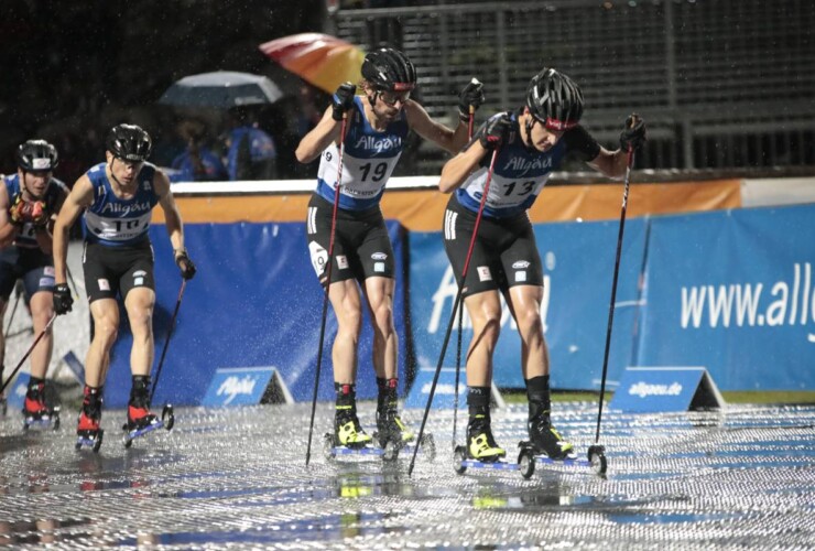 Johannes Rydzek (GER), Julian Schmid (GER), (l-r)