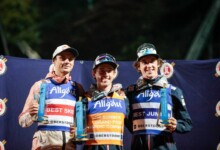 Vinzenz Geiger (GER), Stefan Rettenegger (AUT), Thomas Rettenegger (AUT), (l-r)