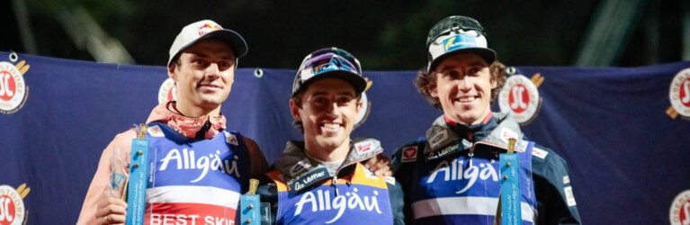 Vinzenz Geiger (GER), Stefan Rettenegger (AUT), Thomas Rettenegger (AUT), (l-r)