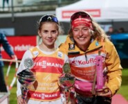 Youth Cup-Siegerin Mara Haefner (GER) , Nathalie Armbruster (GER), (l-r)
