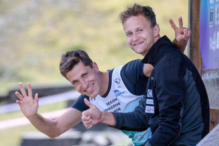 Laurent Muhlethaler (FRA), Lukas Danek (CZE), (l-r)