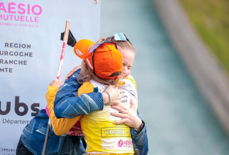 Nathalie Armbruster (GER), Ema Volavsek (SLO), (l-r)