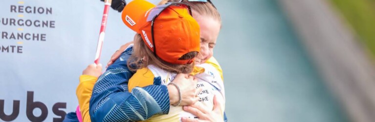 Nathalie Armbruster (GER), Ema Volavsek (SLO), (l-r)