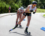 Teja Pavec (SLO), Jenny Nowak (GER), (l-r)