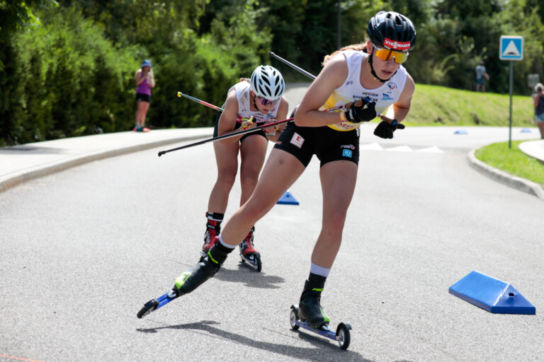Teja Pavec (SLO), Jenny Nowak (GER), (l-r)