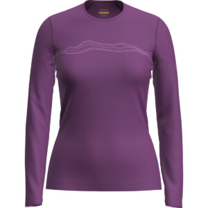 Icebreaker Damen 200 Oasis Crewe Mountain Pulse Longsleeve