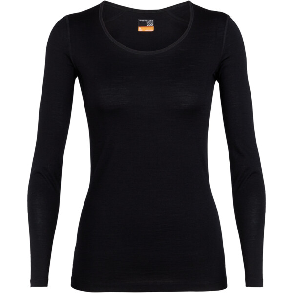 Icebreaker Damen 200 Oasis Scoop Longsleeve