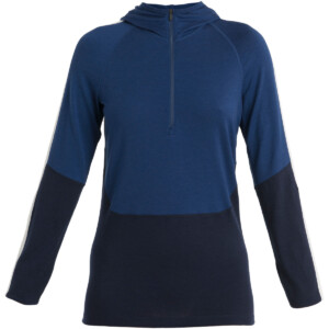 Icebreaker Damen 200 Sonebula Half Zip Hoodie Longsleeve
