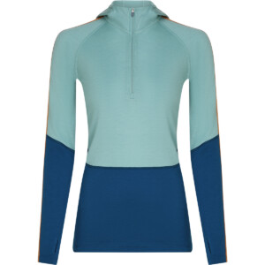 Icebreaker Damen Merino 200 Oasis+ Half Zip Hoodie Longsleeve