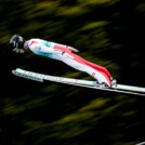 Florian Kolb (AUT) wurde Erster nach dem Springen.