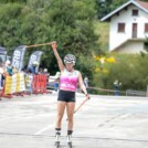 Minja Korhonen (FIN) wird Zweite in Chaux-Neuve.
