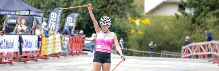 Minja Korhonen (FIN) wird Zweite in Chaux-Neuve.