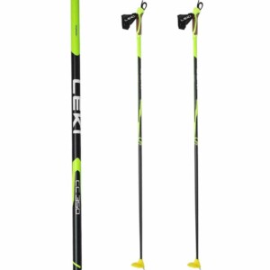 LEKI CC 350 FRT Langlaufstöcke (Schwarz 130 Größe)