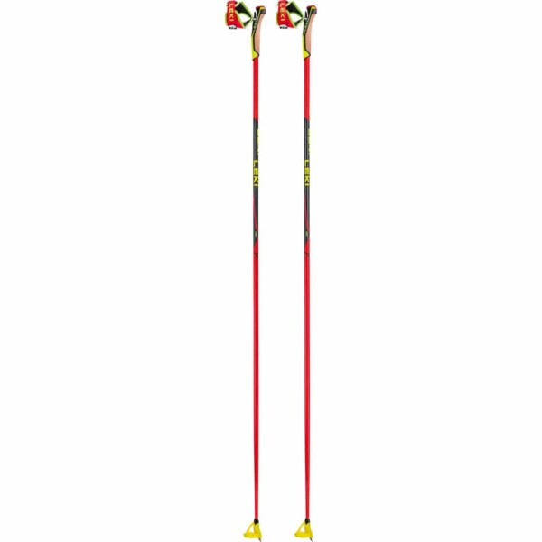 LEKI HRC Marathon Langlaufstöcke (Rot 150 Größe)