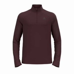 Odlo Midlayer 1/2 zip Essential Cer Herren Funktionsshirt (Dunkelrot XXL)