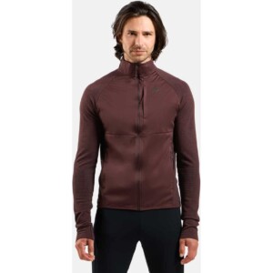 Odlo Zeroweight Pro PW Windproof Hybrid Jacke Herren Langlaufjacke (Dunkelrot L Größe)