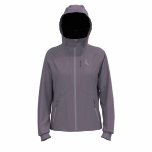 Odlo Zeroweight Windproof X Warm Jacke Damen (Grau XL)