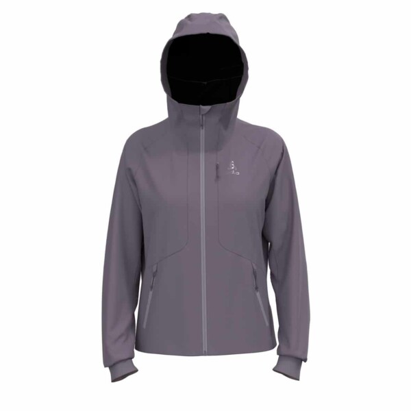 Odlo Zeroweight Windproof X Warm Jacke Damen (Grau XL)