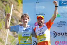 Zwei Richies auf dem Podium: Richard Stenzel (GER), Johannes Rydzek (GER), (l-r)