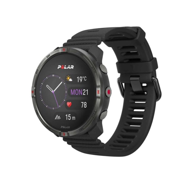 Polar Grit X2 S-L Sportuhr Unisex (Schwarz one size Größe)