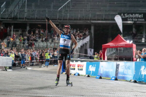 Johannes Rydzek (GER) gewann im vergangenen Jahr den SGP in Oberstdorf (GER).