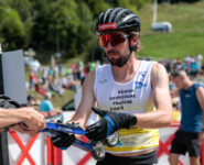 Johannes Rydzek (GER) bei der Skirollerausgabe