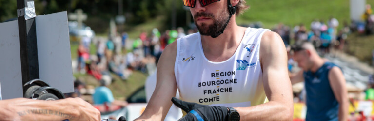 Johannes Rydzek (GER) bei der Skirollerausgabe