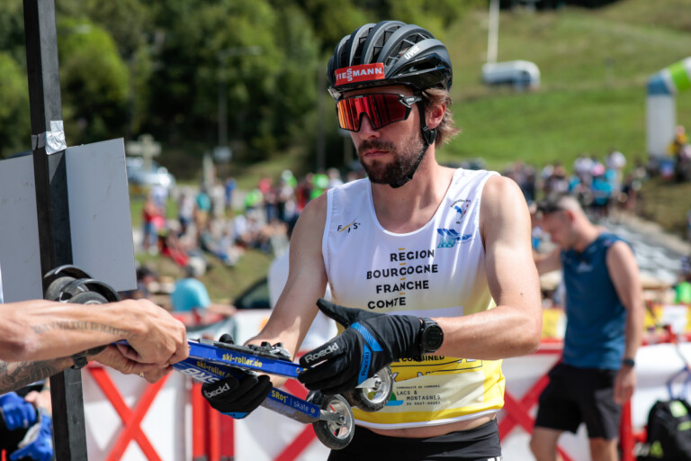 Johannes Rydzek (GER) bei der Skirollerausgabe