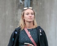Prominente Zuschauerin: Skispringerin Katharina Schmid (GER)