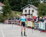 Richard Stenzel (GER) kombiniert sich erstmals in einem Grand Prix aufs Podest.