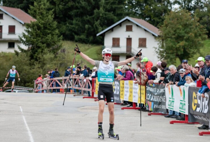 Richard Stenzel (GER) kombiniert sich erstmals in einem Grand Prix aufs Podest.