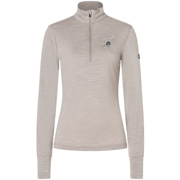 Super.Natural Damen Tundra175 Zip 1/4 Bunny Longsleeve