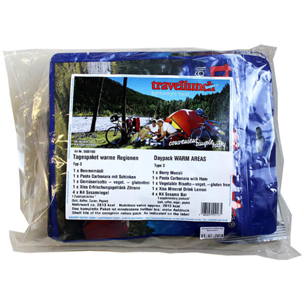 Travellunch Tagespaket warme Region