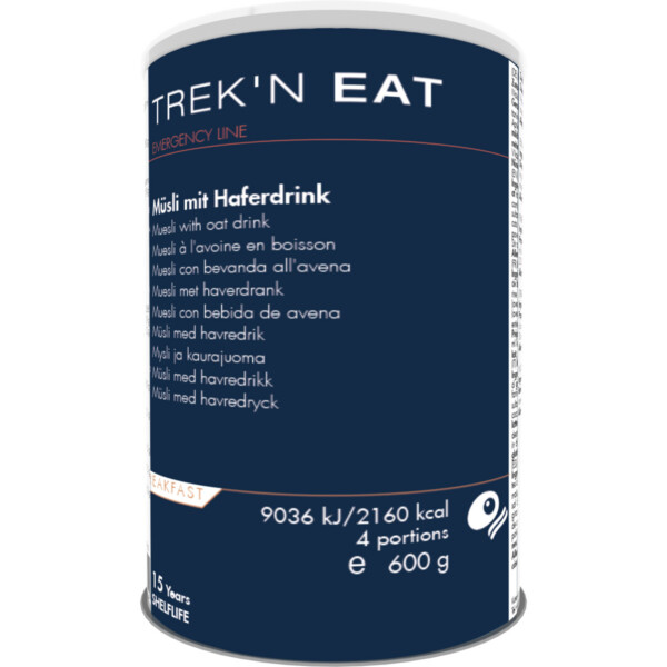 Trek'n Eat Müsli mit Haferdrink