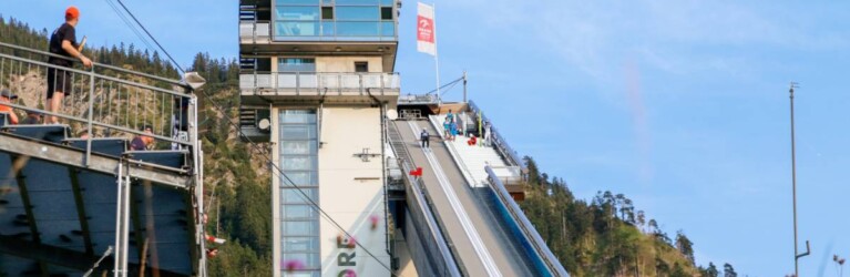 Beim Training am Dienstag war das Wetter noch in Ordnung: Nico Zarucchi (SUI)