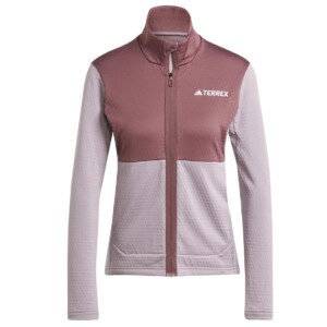 adidas Terrex W Multi Light Fleece Jacke Damen (Flieder L Größe)