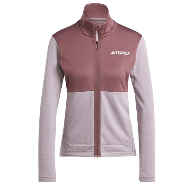 adidas Terrex W Multi Light Fleece Jacke Damen (Flieder L Größe)