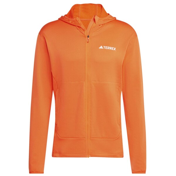 adidas Terrex Xperior Light Fleece Hooded Jacke Herren (Orange XL)
