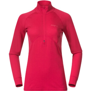 Bergans Damen Inner:Pure Merino Half Zip Longsleeve