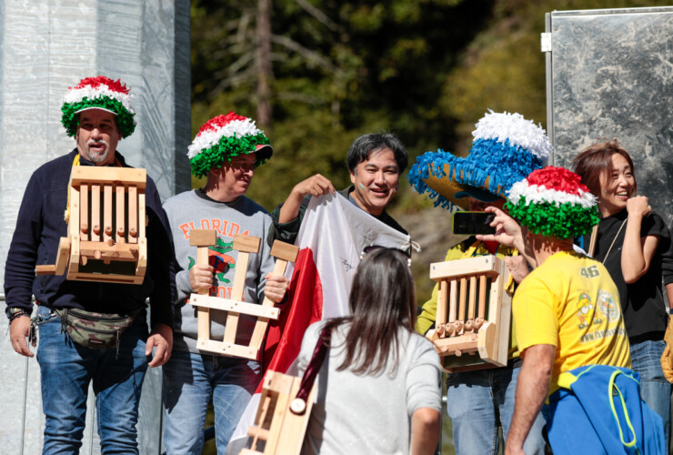 Gute Stimmung bei den Zuschauern