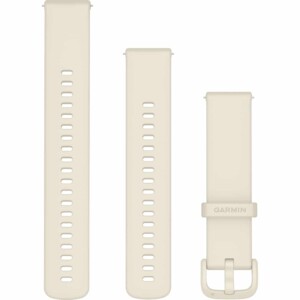Garmin vívoactive 6 Bone 20 mm Armband Unisex (Weiß one size Größe) Sportuhren