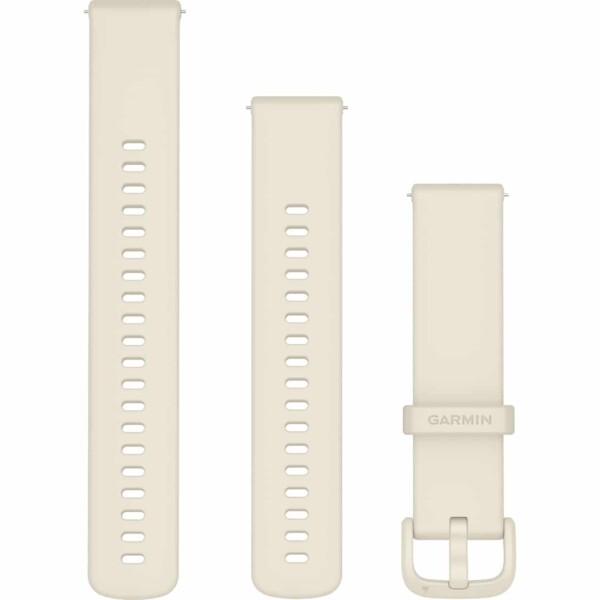 Garmin vívoactive 6 Bone 20 mm Armband Unisex (Weiß one size Größe) Sportuhren