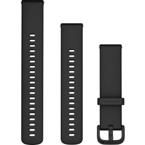 Garmin vívoactive 6 Schwarz/Schiefergrau 20 mm Armband Unisex (Schwarz one size Größe) Sportuhren