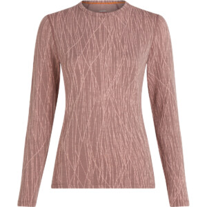 Icebreaker Damen Merino 260 Tech Vertex Delta Lines Longsleeve