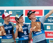 Selfie-Time: Franz-Josef Rehrl (AUT), Stefan Rettenegger (AUT), Paul Walcher (AUT), (l-r)