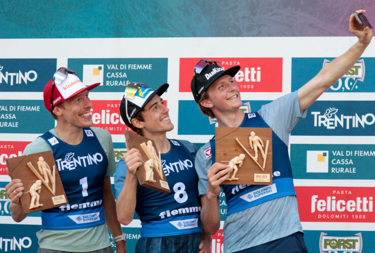 Selfie-Time: Franz-Josef Rehrl (AUT), Stefan Rettenegger (AUT), Paul Walcher (AUT), (l-r)