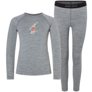 Super.Natural Kinder Tundra175 Ski Bunny Unterwäsche Set